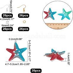 Наборы для изготовления сережек с подвесками своими руками&nbsp;DIY-NB0005-44