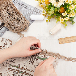 10 ярд золотистой металлической кружевной отделки OCOR-OC0001-22