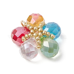 Прозрачные стеклянные подвески&nbsp;PALLOY-MZ00645-03