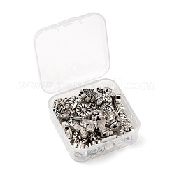 48шт 12 стильные бусины из сплава в тибетском стиле TIBEB-LS0001-01