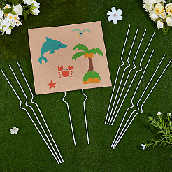 Железные опорные колья&nbsp;DIY-WH0899-406