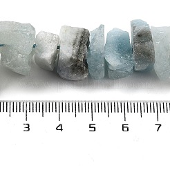 Необработанные грубые нити натурального аквамарина G-P528-A04-01