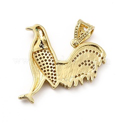 Латунные микро проложить кубического циркония подвески KK-H433-23G