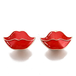 Эмалированная булавка в форме губ&nbsp;JEWB-N007-201