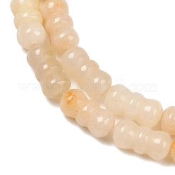 Естественный желтый нефрит бисер нитей G-P595-A03-01