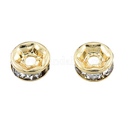 Латунные прозрачные бусины из циркония KK-N259-39A-01