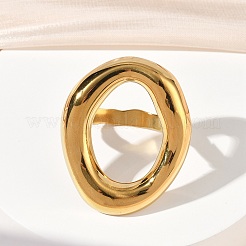 Регулируемые манжеты из нержавеющей стали 304 с открытыми кольцами для женщин RJEW-Z122-03G-03