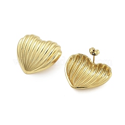 Ионное покрытие (ip) серьги-гвоздики из нержавеющей стали 304 для женщин&nbsp;EJEW-N054-29G