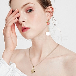 9 шт. 3 стиля латунные подвески с микропаве и кубическим цирконием&nbsp;ZIRC-BBC0002-72