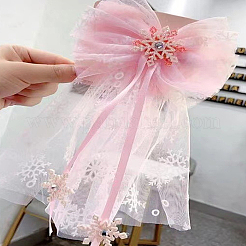 1 рулон полиэстеровых органзовых лент для шитья рождественских украшений&nbsp;WINT-LP0001-01