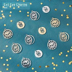 12 шт. 6 стиля подвески из нержавеющей стали 304&nbsp;STAS-AR0001-49