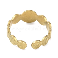 Кольца-манжеты из нержавеющей стали 304 с ионным покрытием (IP) с текстурированной эмалью RJEW-L107-066G-01