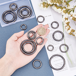 20 шт. 5-х стильное кольцо из сплава для пружинного затвора PALLOY-PH0001-72B