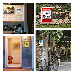 Уф-защищенный и водонепроницаемый алюминиевый предупреждающие знаки AJEW-GL0001-01A-02