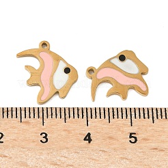 Подвески из нержавеющей стали 304 с эмалью&nbsp;STAS-Z139-03G-02