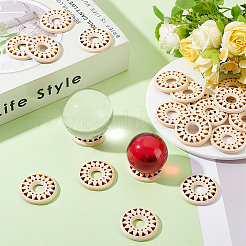 Деревянные выставочные витрины хрустальной сферы WOOD-UN0001-18A