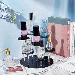 7-уровневый плоский круглый органайзер для минифигурок из акрила ODIS-WH0038-44B