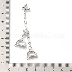 Латунные застежки-карабины с 6 отверстием и 3 нитями KK-K388-71P