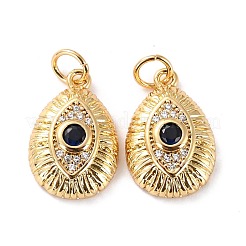 Латунные микро проложить кубического циркония подвески ZIRC-P092-009G-RS