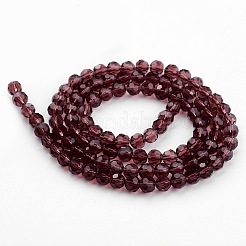 Прозрачные стеклянные бусины&nbsp;LS-GLAA-G013-4mm-59