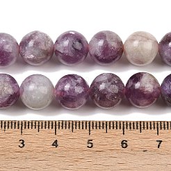 Натуральный лепидолит / пурпурный слюдяный камень бисер пряди G-G160-A01-02A