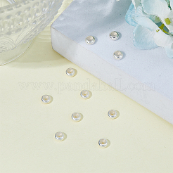 10 шт. рондель 925 бусины рондель из стерлингового серебра STER-FI0001-01