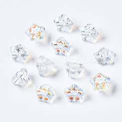 Прозрачные стеклянные бусины&nbsp;GGLA-S054-011C-01