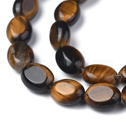 Природных тигровый глаз бисер нитей G-Z006-A14