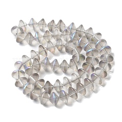 Стеклянные бусины с гальваническим покрытием &nbsp;EGLA-G038-01A-HR02