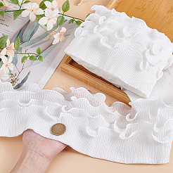 3 ярд полиэстеровой многослойной плиссированной кружевной ленты OCOR-UN0001-05