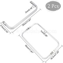 2 шт. алюминиевые гибкие рамки для сумок&nbsp;FIND-CA0004-80A-1