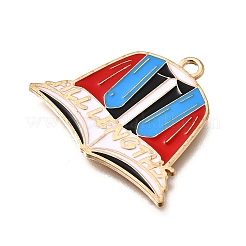 Подвески из эмали и сплава&nbsp;LS-ENAM-D302-02KCG-02B