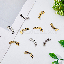 16 шт. 2-х цветные подвески-соединители из нержавеющей стали 304&nbsp;STAS-DC0013-94