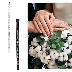 2 шт. 2-х цветный пластиковый измерительный инструмент для измерения размера кольца&nbsp;FAMI-YW0001-01