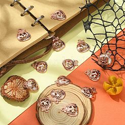 Подвески из сплава тыквы Джека-фонаря TIBEP-YW0001-43RG