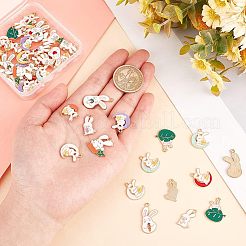 Подвески из сплава эмали 64шт 16 стиля ENAM-CA0001-33