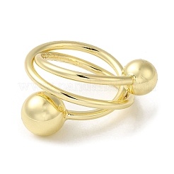 Латунные обручальные кольца RJEW-Q778-07G