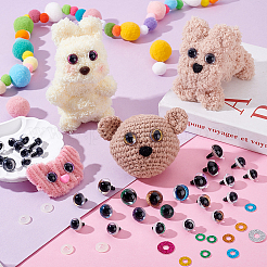 Безопасный глазок из пластика и смолы DIY-GA0008-34