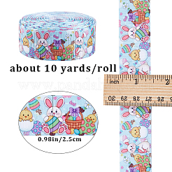 Лента из полиэстера с пасхальным принтом OCOR-WH0077-79A