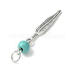 Подвески из синтетической бирюзы&nbsp;PALLOY-JF02308-02