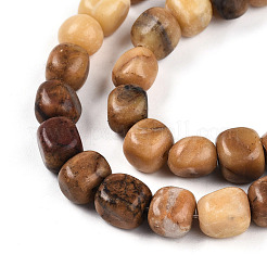 Природные желтые опал бусины пряди G-N346-04A-08