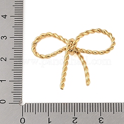 Ионное покрытие (ip) 304 нержавеющая сталь витые звенья бант соединительные подвески&nbsp;STAS-S125-01G