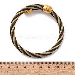 Браслеты-торсионы из нержавеющей стали 304 для женщин&nbsp;BJEW-P310-25MC