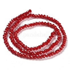 Запекание расписных стеклянных бусин с имитацией нефрита DGLA-A034-J2MM-A29