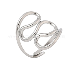 Кольца из нержавеющей стали 304 для женщин RJEW-A079-08A-P
