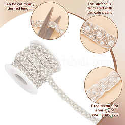 Пластиковая бусина из марлевой кружевной отделки OCOR-BC0007-33B