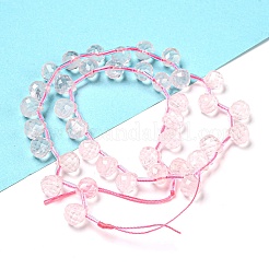 Природного розового кварца нитей бисера G-H297-B08-02