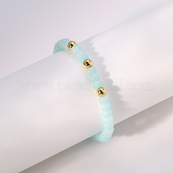 Браслеты из натуральных аквамариновых бусин для мужчин и женщин BD7394