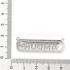 Подвески из кубического циркония с покрытием из латуни&nbsp;KK-M282-34P