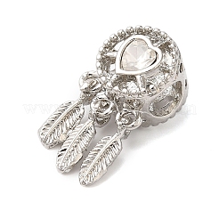 Стойки покрытие сплава горный хрусталь европейских бусы&nbsp;PALLOY-S189-39P-02